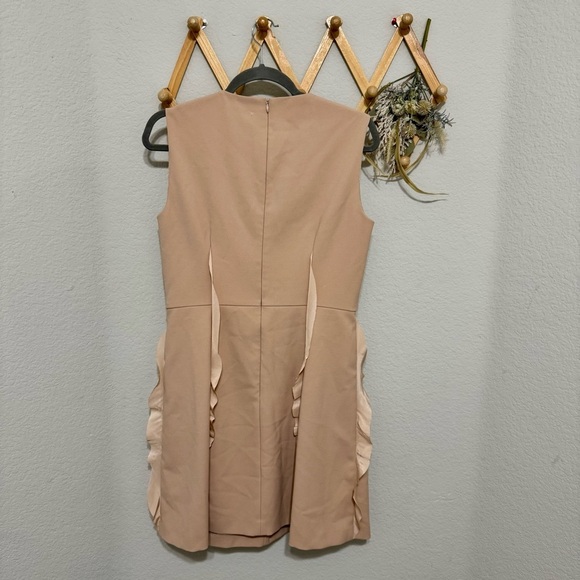 Red Valentino Pink Ruffle Skirt Dress Sz L - Picture 4 of 11